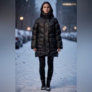 BURBERRY LONDON Blue Label Vintage Down Coat/Jacket